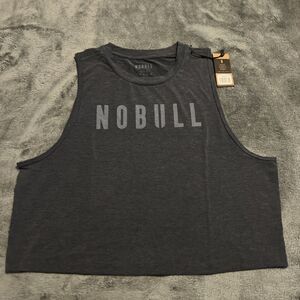 LARGE NOBULL Women's STX Muscle Tank NAVY